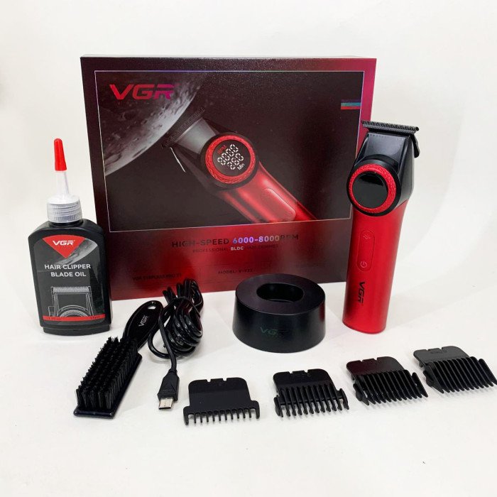 Тример VGR V-977 RED, регулювання потужності 6000 - 8000 RPM