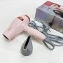 Фен для волосся дорожній VGR V-432 PINK, з концентратором 1000 Вт, іонізація та 2 режими. Колір: рожевий