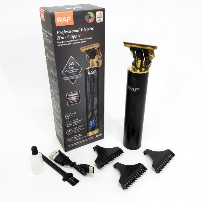 Тример RAF R.437 для стрижки волосся та бороди акумуляторна