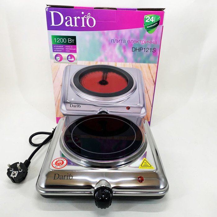 Настільна плита електрична DARIO DHP121S