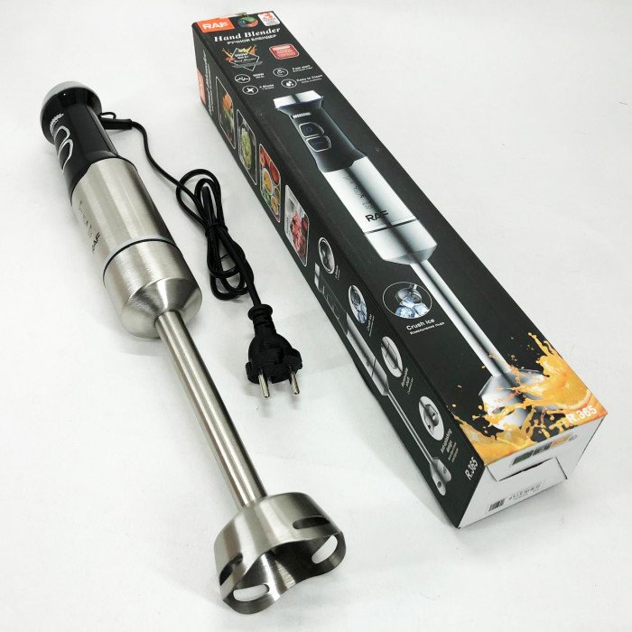 Металевий блендер R.365 високошвидкісний ручний блендер