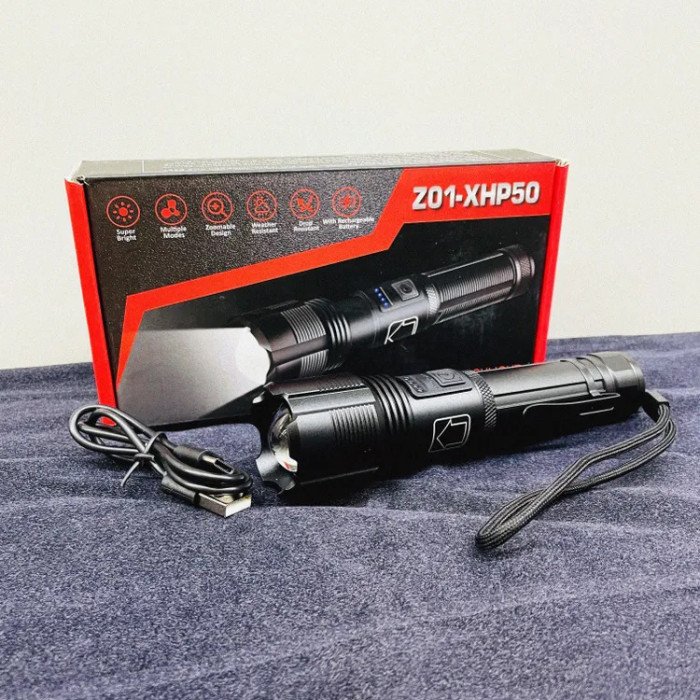 Ліхтар червоний Z01-XHP50 RED