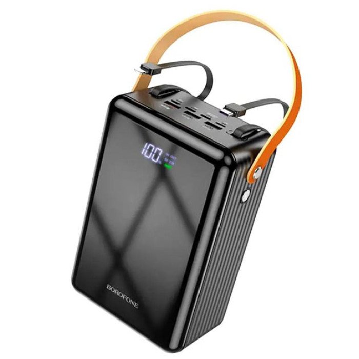 Зовнішній акумулятор повербанк BOROFONE BJ32 power bank 80000mAh швидка зарядка 22.5W