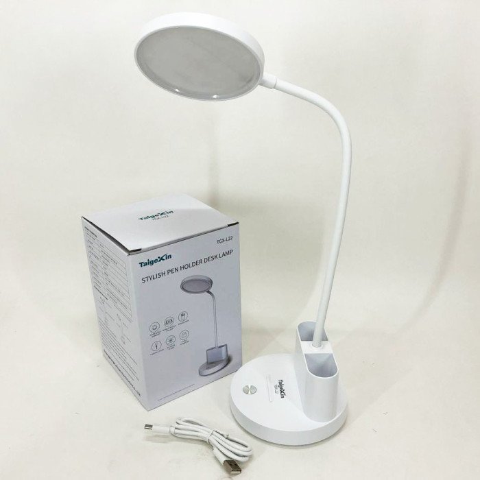Настільна лампа на акумуляторі Taigexin TGX-L22, нічник підставка для ручок, настільна лампа для навчання