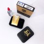 Запальничка бензинова Zorro HL-366, запальничка на день народження, вітрозахисна запальничка. Колір: золотий