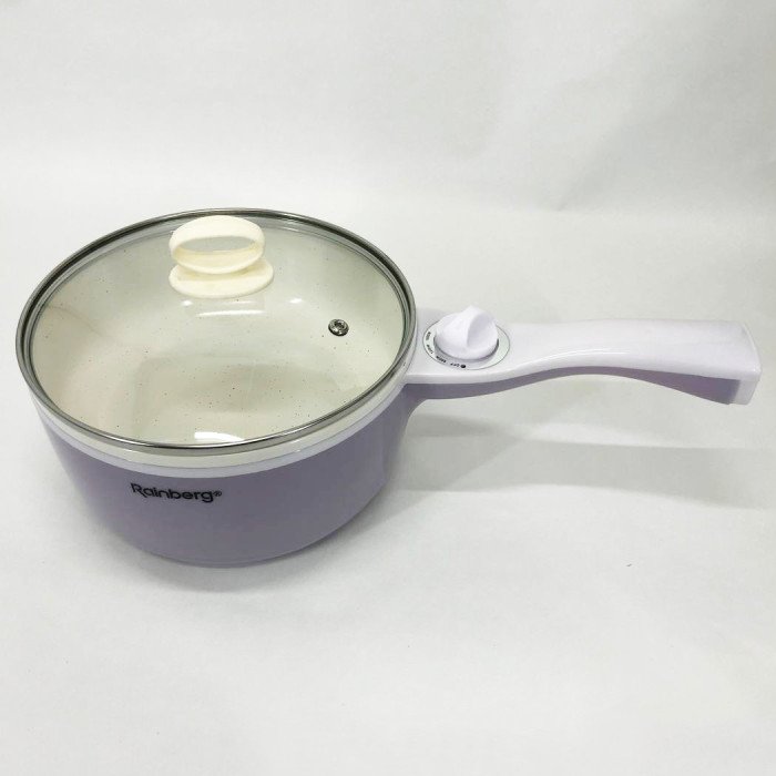 Пароварка-скороварка Rainberg RB-2218 електрична нержавіюча. Колір: фіолетовий