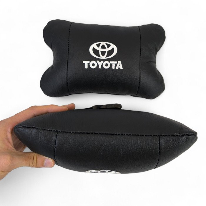 Подушки на підголовник Toyota 2шт , Набір подушок в авто Тойота, Автомобільна ортопедична подушка Тойота