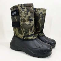 Чоботи чоловічі утеплені камуфляж 43р 28см, Комфортні чоловічі черевики на роботу