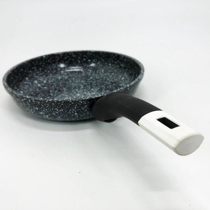 Сковорода Unique UN-5103-22 з антипригарним покриттям 22см Сірий граніт