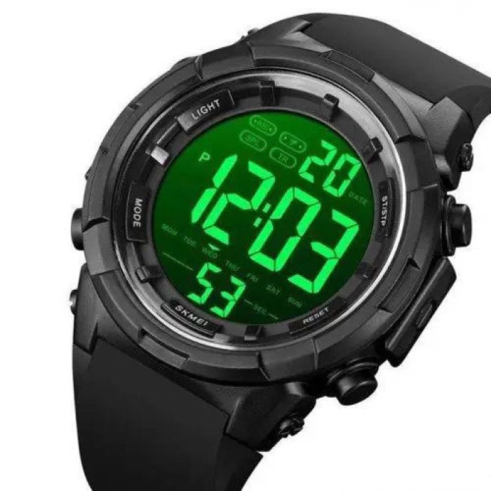 Годинник наручний чоловічий SKMEI 1845BK BLACK, водонепроникний чоловічий годинник. Колір: чорний