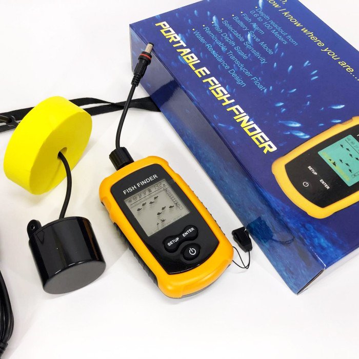 Ехолот портативний Fish Finder до 100м портативний сонар універсальний