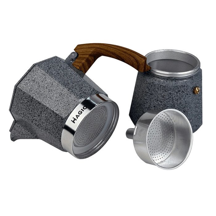 Гейзерна кавоварка Magio MG-1011 300 мл, гейзерна кавоварка для індукції, кавоварка для дому