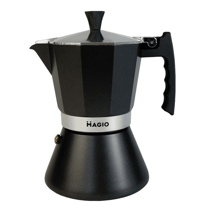 Гейзерна кавоварка Magio MG-1006 450 мл, Гейзер для кави, Кавоварка еспресо для плити