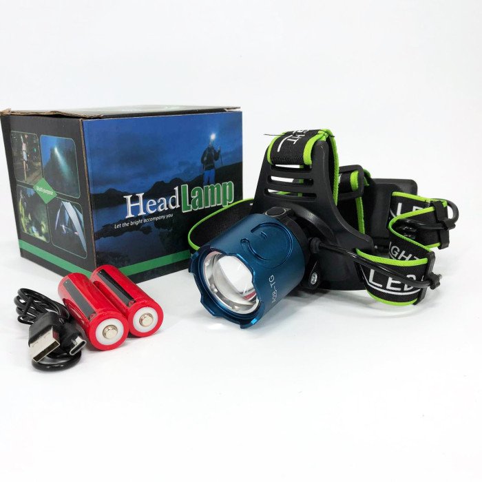 Ліхтар налобний PLD-A28-PM10-TG 6000 Ліхтар акумуляторний для риболовлі, Ліхтарик налобний потужний