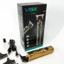 Машинка для стрижки волосся і бороди VGR V-097, Машинка для підстригання Окантувальна машинка. Колір: золотий