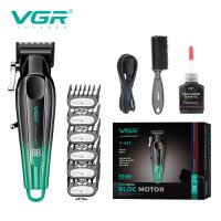 Акумуляторна машинка для стрижки VGR V-662 Колір: зелений