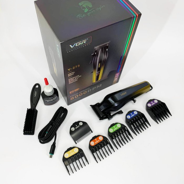 Акумуляторна машинка для стрижки VGR V-273 GOLD