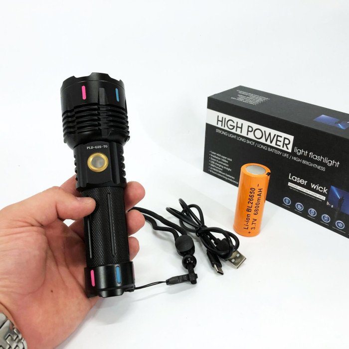 Ліхтар X-BALOG FLUORESCENCE G25 PM30-TG, Надпотужний ліхтарик, Яскравий ліхтарик, Якісний ліхтарик
