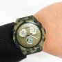 Годинник наручний чоловічий SKMEI 2109CMGN, оригінальний чоловічий годинник, військовий чоловічий наручний годинник зелений
