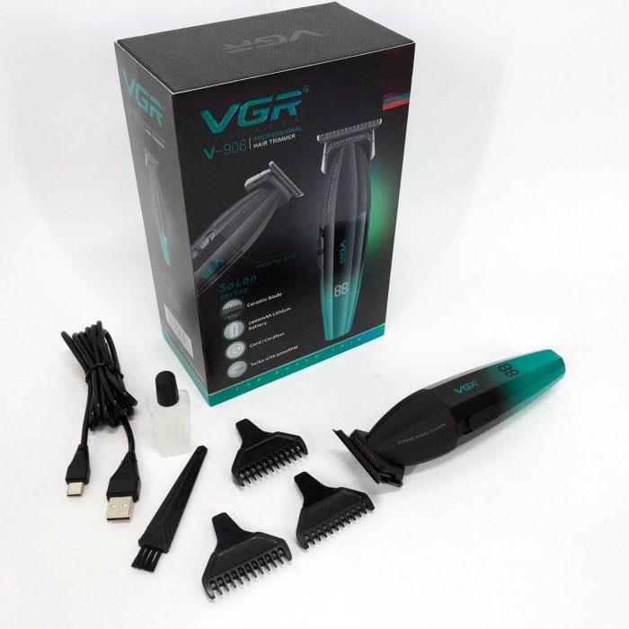 Машинка для стрижки волосся VGR V-906 тример для окантовки та стрижки бороди