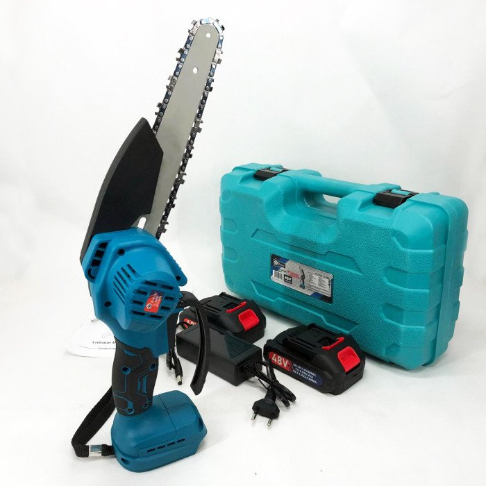 Хороша акумуляторна пилка Domotec 20 см 24 В, Професійна електрична пилка для саду, для чищення