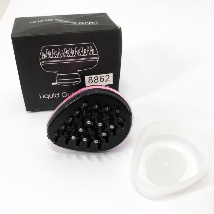 Гребінець для догляду за волоссям, масажний аплікатор для лікувальних олій 30мл