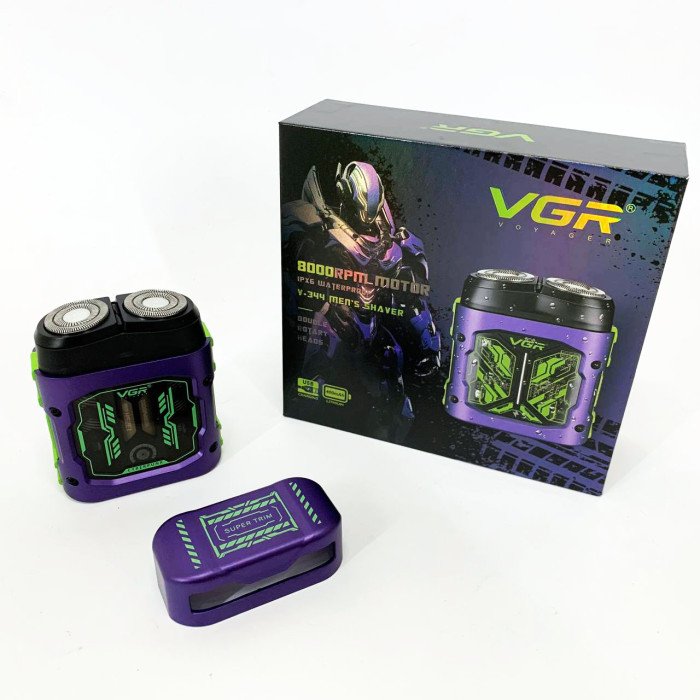 Електробритва VGR V-344. Колір: фіолетовий
