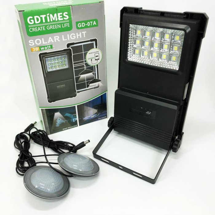 Сонячна станція портативна GDLITE GD-07А із сонячною панеллю та функцією Power Bank