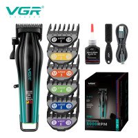 Акумуляторна машинка для стрижки VGR V-273 GREEN