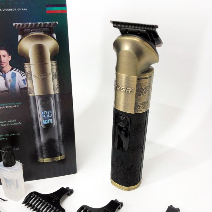 Тример VGR V-296, Багатофункціональна машинка для стрижки бороди, Професійний триммер для гоління