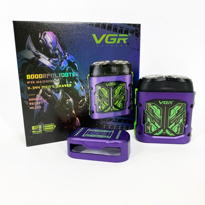 Електробритва VGR V-344. Колір: фіолетовий