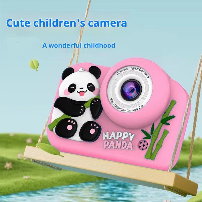 Дитячий фотоапарат Панда Pink