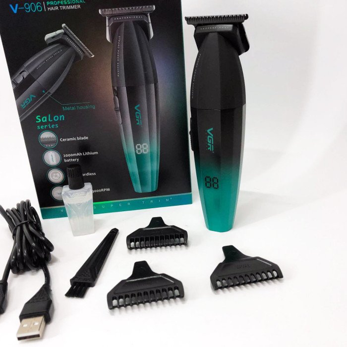 Машинка для стрижки волосся VGR V-906 тример для окантовки та стрижки бороди