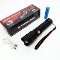 Ліхтарик кишеньковий світлодіодний Police BL-6525-GT100 з ремінцем та функцією зуму