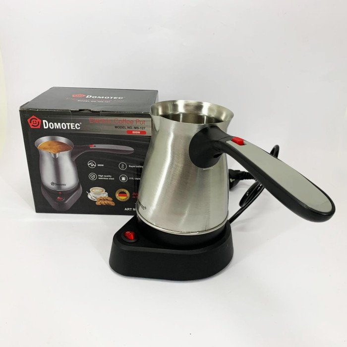 Електрична міні кавоварка електротурка Domotec MS-127 0.5л
