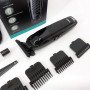Машинка для стрижки волосся триммер VGR V-972 професійна з насадками акумуляторна USB