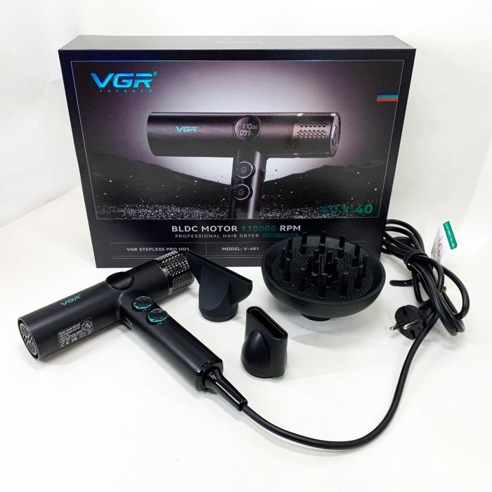 Фен професійний VGR V-401 BLACK