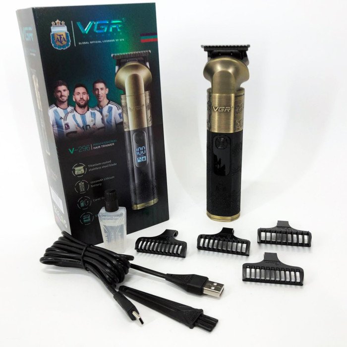 Тример VGR V-296, Багатофункціональна машинка для стрижки бороди, Професійний триммер для гоління