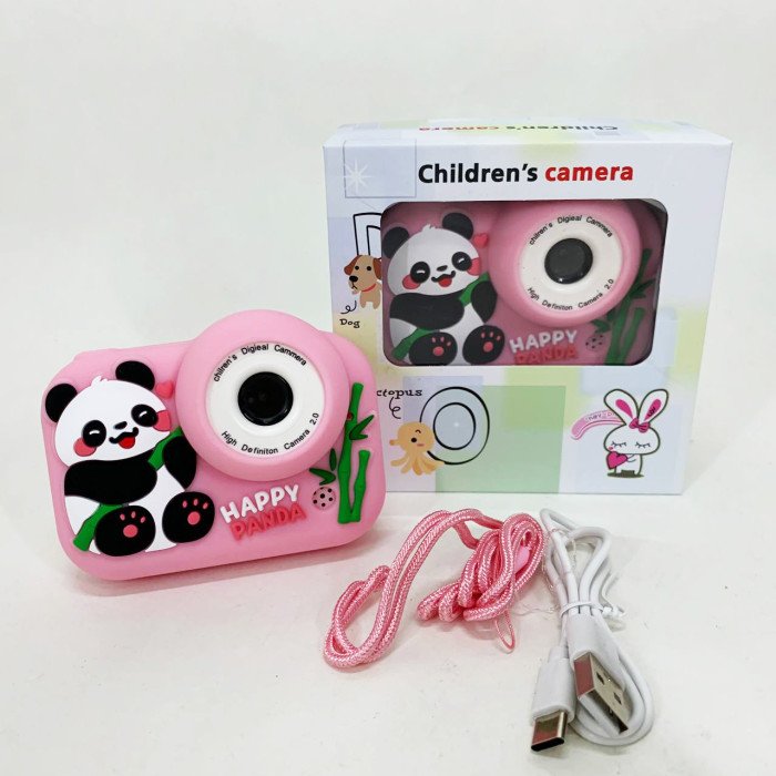 Дитячий фотоапарат Панда Pink