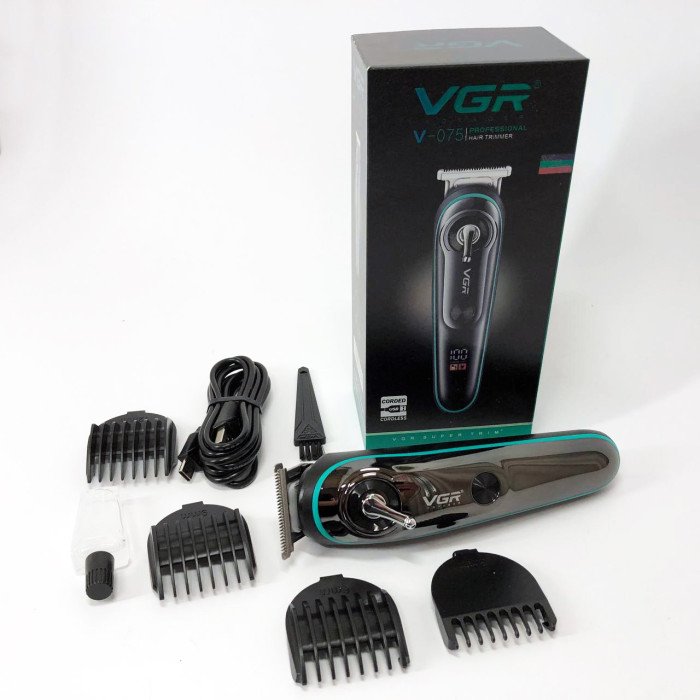 Машинка для стрижки волосся та бороди VGR V-075, Машинка для стрижки волосся домашня, Електромашинка