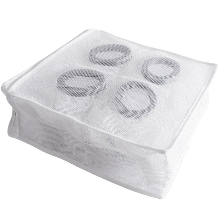 Мішок для прання взуття із захисними вставками на два відділення 28 х 24.5 х 8 см