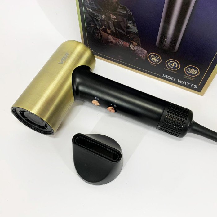 Фен професійний VGR V-441 з 3 рівнями обдування та 4 рівнями температури