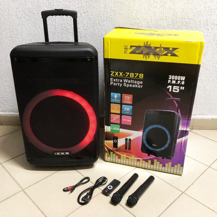 Акустична переносна колонка ZXX-7878/8161 600 Вт 15
