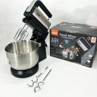 Стаціонарний міксер ручний RAF R.6652 із металевою чашею 3.5 л 1000 Вт