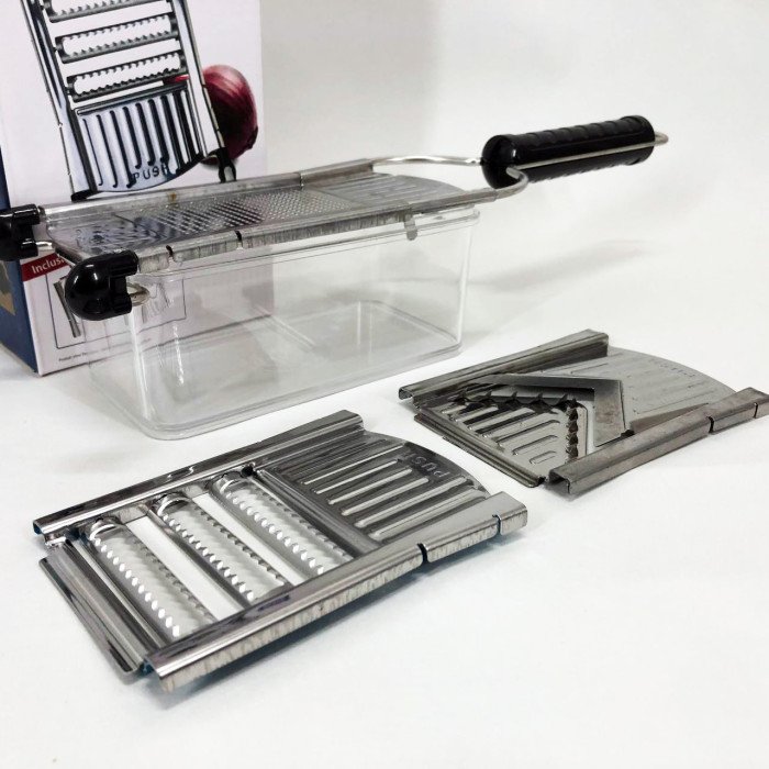 Універсальна овочерізка кухонний рубанок Овочерізка Nicer Dicer SPEED, ручна овочерізка мультислайсер