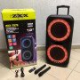 Акустична переносна колонка ZXX-7575 300 Вт акумуляторна з мікрофонами 80х39х33 см
