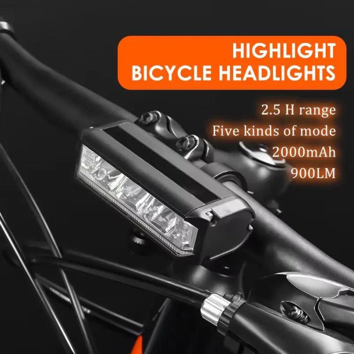 Велофара потужна EOS610-3LED, 900LM