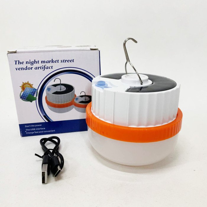 Світлодіодний ліхтар кемпінг на сонячній батареї T1-SMD