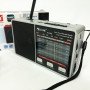 Радіо GOLON RX-8866 цифровий портативний радіоприймач із ліхтариком функцією PowerBank. Колір: білий