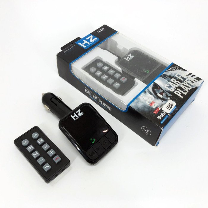 Трансмітер/модулятор H86BT, FM модулятор з bluetooth, FM трансмітер в машину, Якісний фм модулятор